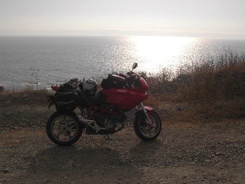 On hwy 1 south of Carmel