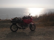 On hwy 1 south of Carmel