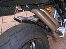 rear hugger modification for arrows full system