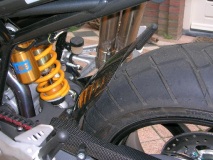 rear hugger modification for arrows full system