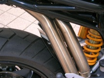 rear hugger modification for arrows full system