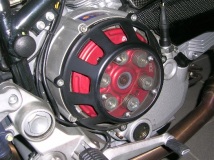 Rizoma clutch cover with plexiglass