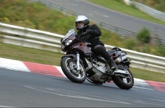 Me on my Navi on the Nürburgring