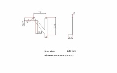 Center stand stop drawing