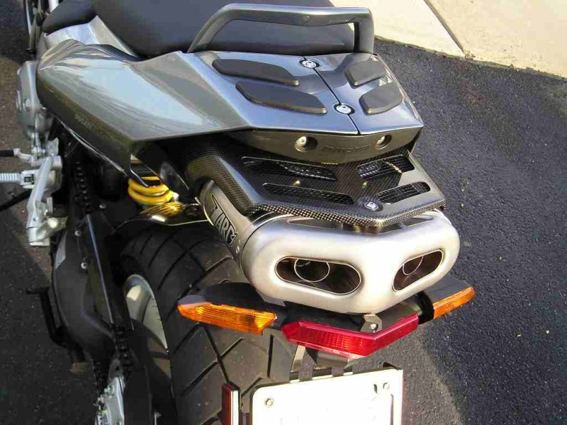 Zard exhaust on my Multistrada