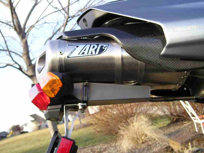 Zard exhaust on my Multistrada