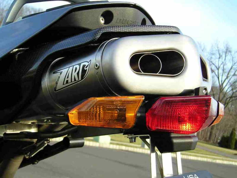 Zard exhaust on my Multistrada