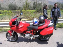 Two-up for a weekend (tankbag removed)