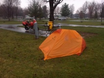 camping fun......wet enough??