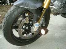 Moto lights close-up
