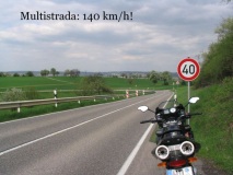 Multi: 140km/h   :-)