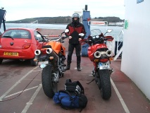 The ferry to kirkistown racetrack, EIRE