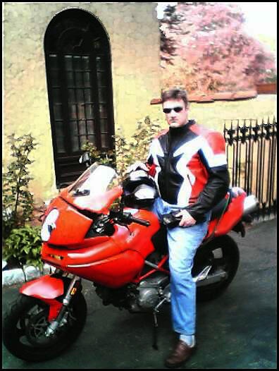 Multistrada in the courtyard