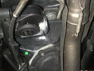 Griot horn under seat