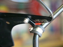 Right hand support for screen