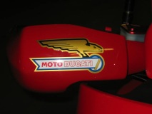 Red Handguard w. Ducati moto decal