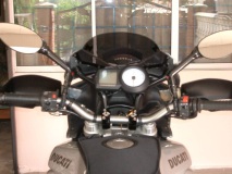 Renthal Fatbar & Tag Metals handlebar adapters, BMW handgrips