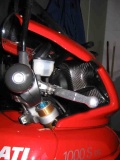 Carbon inner fairing side view