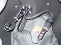 Powerlet inside DP Tankbag (GPS)