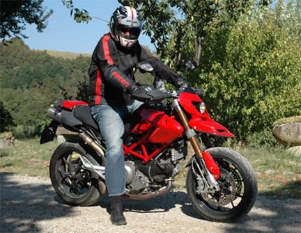 minoli himself on the hypermotard prototype