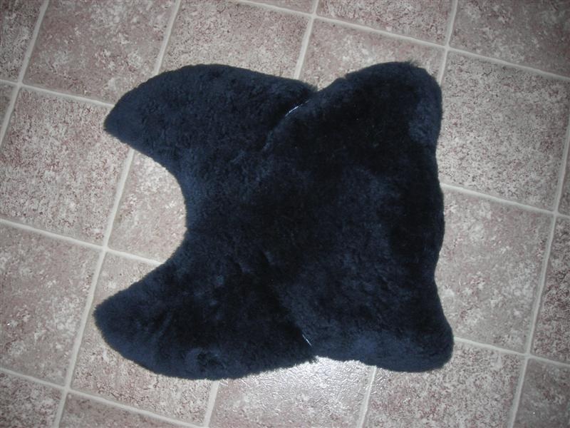 sheepskin buttpad