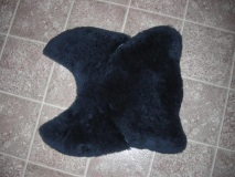 sheepskin buttpad