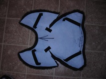 Sheepskin butt pad