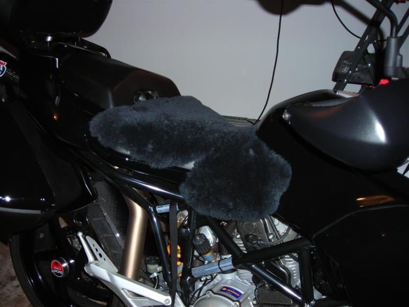 sheepskin buttpad fitted 3