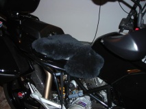 sheepskin buttpad fitted 3