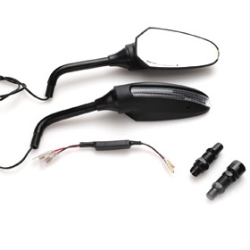 LED rear view mirrors for MTS
