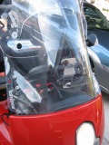 Front view, adapter to fit Roamer's bracket to Garmin 2610