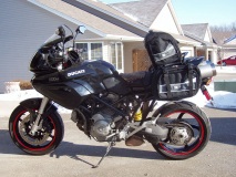 Motopak 60L saddle and tail bags