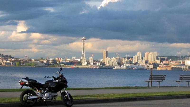In Alki Seattle, on the way home from Vashon