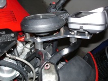 Rider antivibrations support