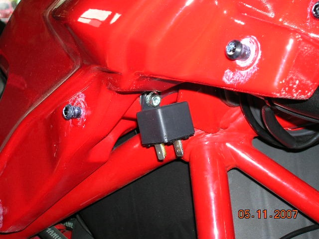 Relay mouting location