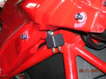 Relay mouting location