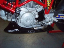 My adapted JHP S4R Rearsets to fit my racing 620