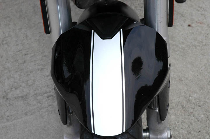 Black MTS with number plates