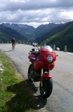 Hard Climb - Furka Pass, Switzerland