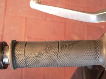 Worn heated grip