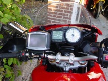 Zumo 550 with Garmin Mount