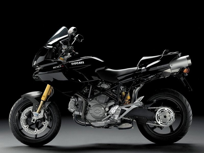 Black 1100S left side