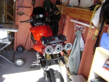 home made muffler three pipe 1000 ds