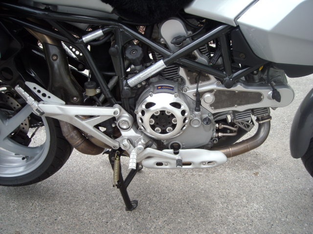 Right Side Engine Close-up (Rizoma & Speedymoto)