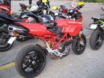 Multistrada S mit ZARD exhaust pipes