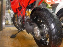 Rear chain sprocket splashguard