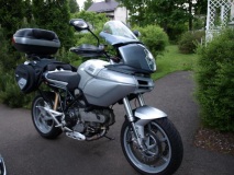 DS 1000 with Givi,Famsa soft bags+Acerbis Dual Road handguards