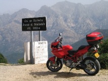 my multistrada in corse