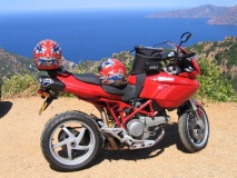 my multistrada in corse