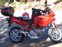 my multistrada in corse